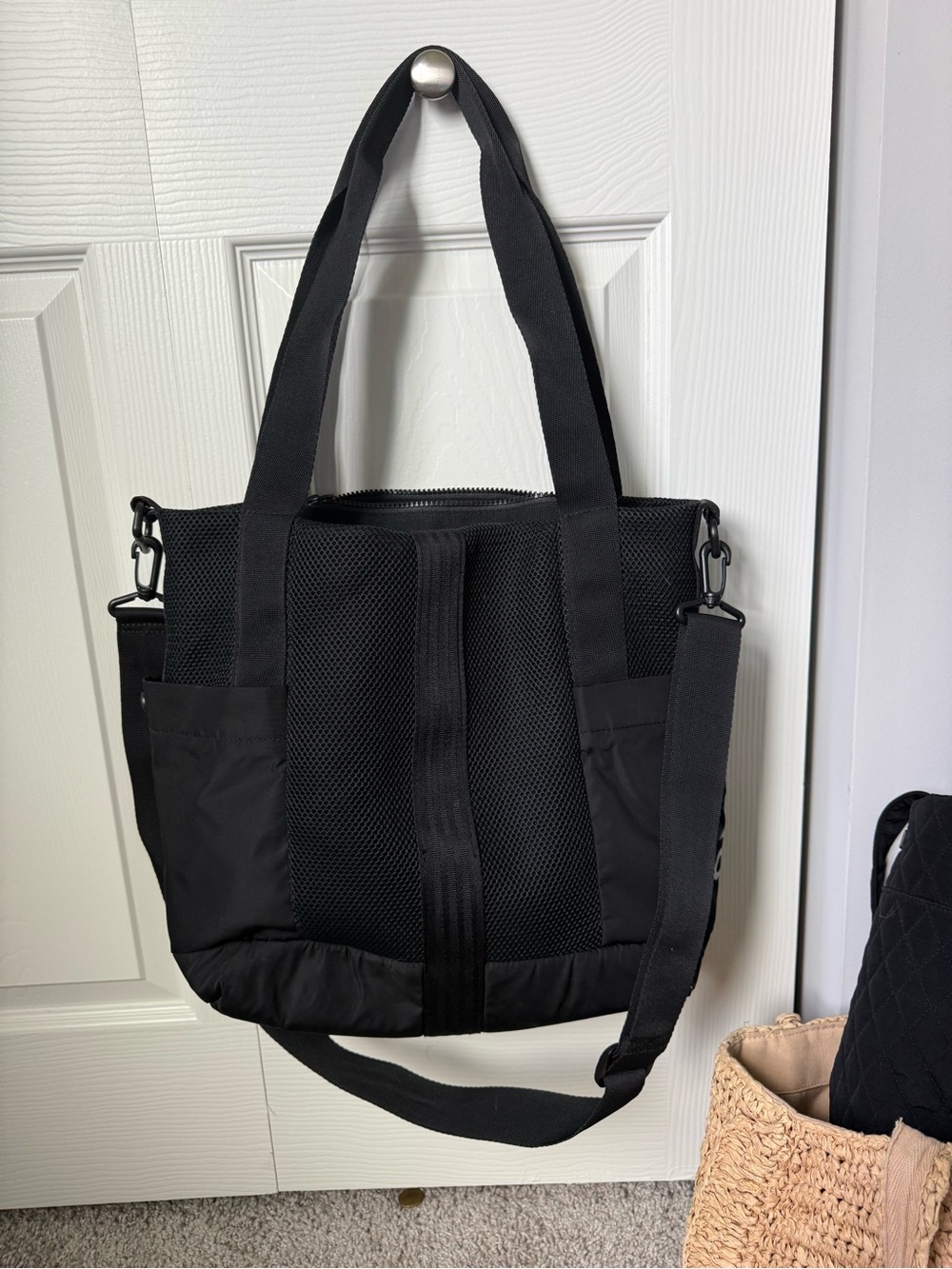 Adidas Mesh & Nylon Tote Bag with Shoulder Strap